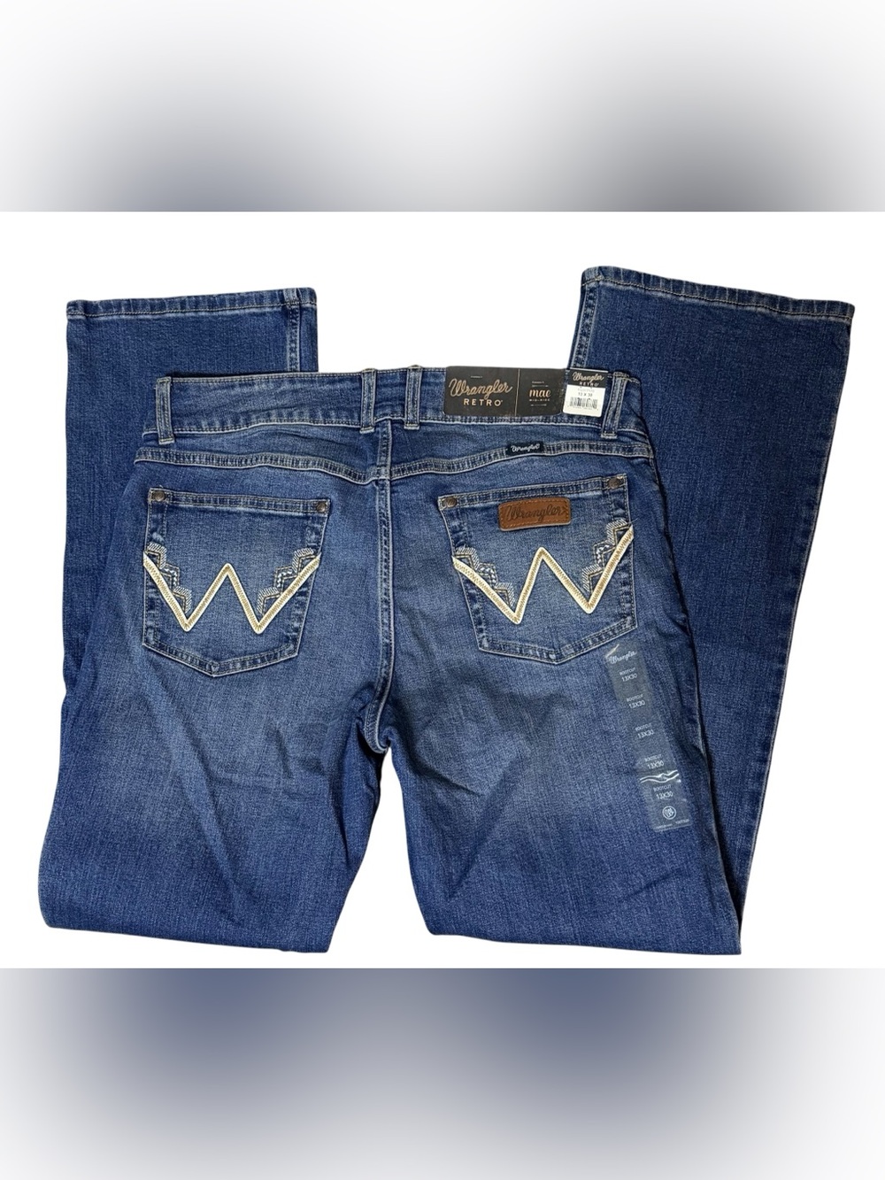 Wrangler Retro Mae Mid-Rise Bootcut Jeans 13x30 NWT - Picture 2 of 9
